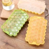 Honeycomb ice cube tray DIY 37-compartment Popsicle mold Silicone with lid ice cube mold Honeycomb creative ice-making box Application Scenario